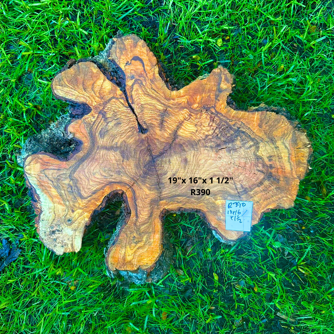 Olive Cookie for End Table 19"x 16"x 1 1/2" R390