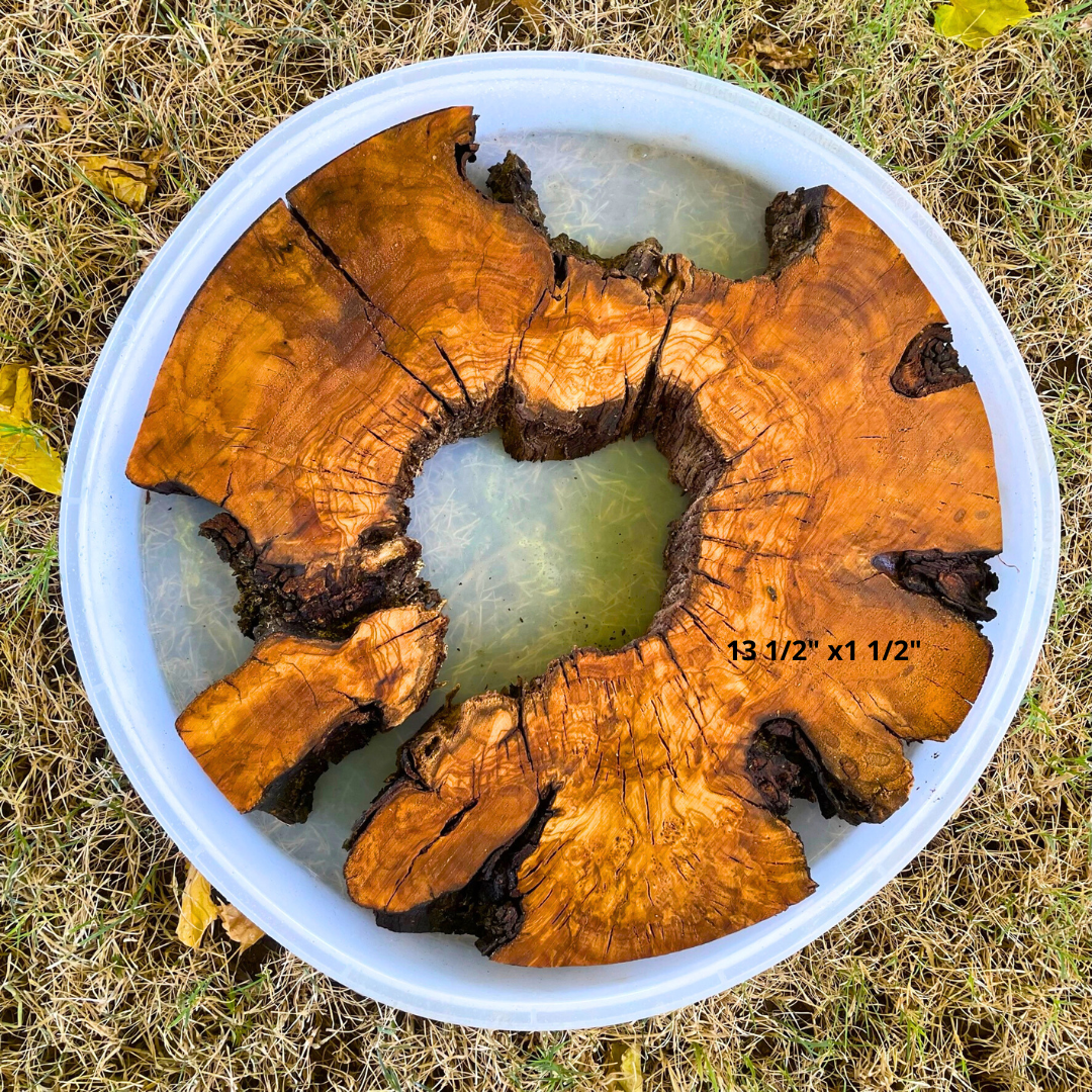 Olive Wood 13 1/2" x 1 1/2" Resin Kits Including Re-usable Silicon Mold