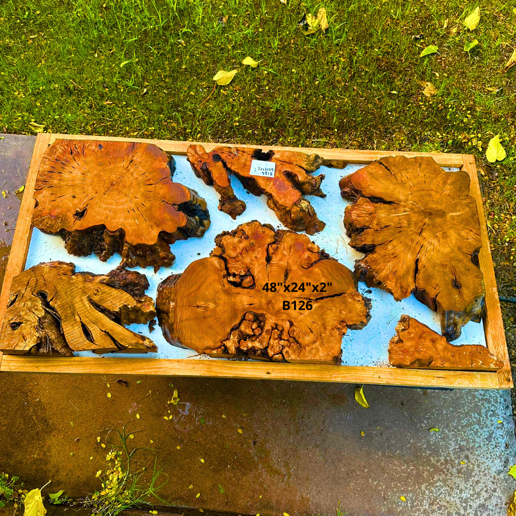 Olive Resin Table 48"x24"x2" B126