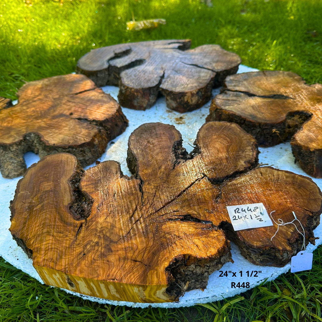 Olive Pieces for Side Table 24"x 1 1/2" R448