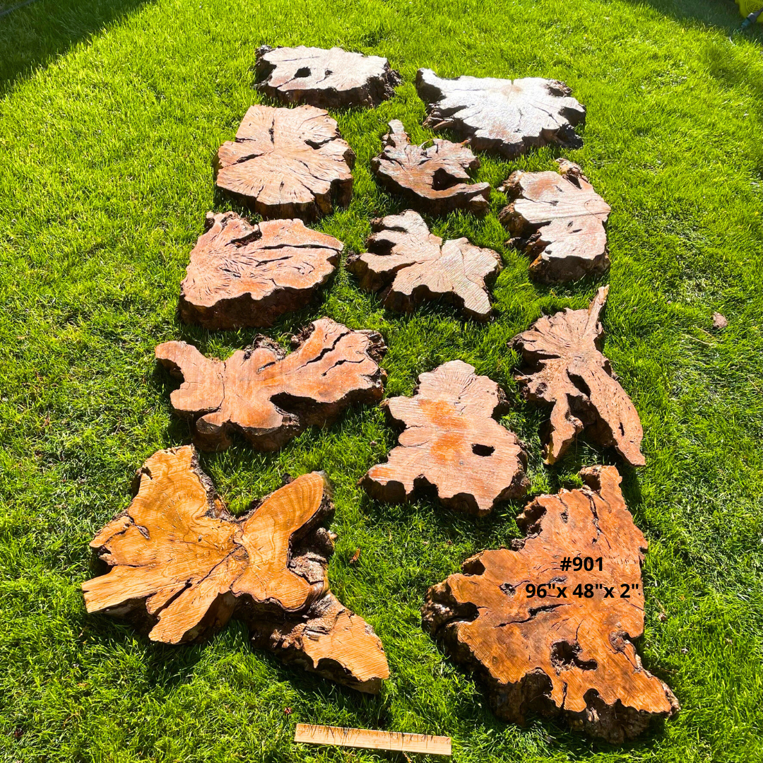 Burl Pieces for 96"x48" Table