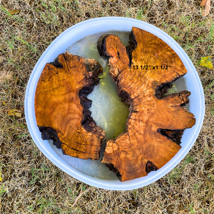 Olive Wood 13 1/2" x 1 1/2" Resin Kits Including Re-usable Silicon Mold