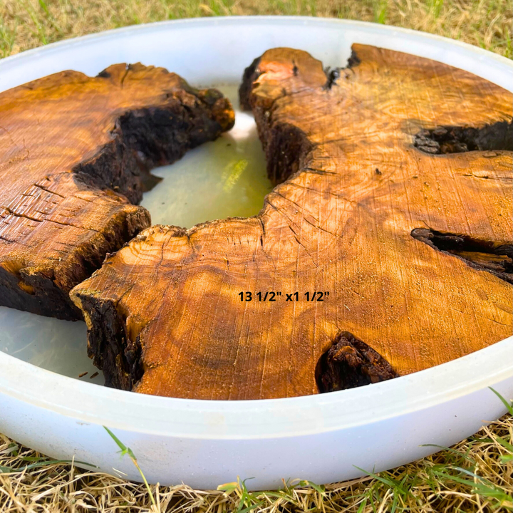 Olive Wood 13 1/2" x 1 1/2" Resin Kits Including Re-usable Silicon Mold