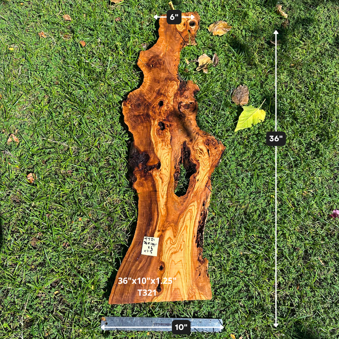 36"x10"x1.25" T321
