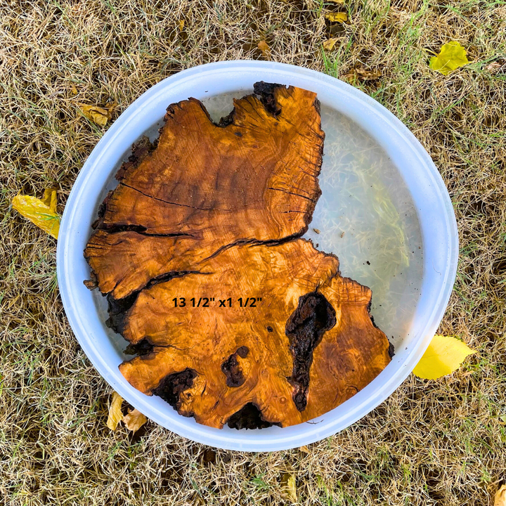 Olive Wood 13 1/2" x 1 1/2" Resin Kits Including Re-usable Silicon Mold