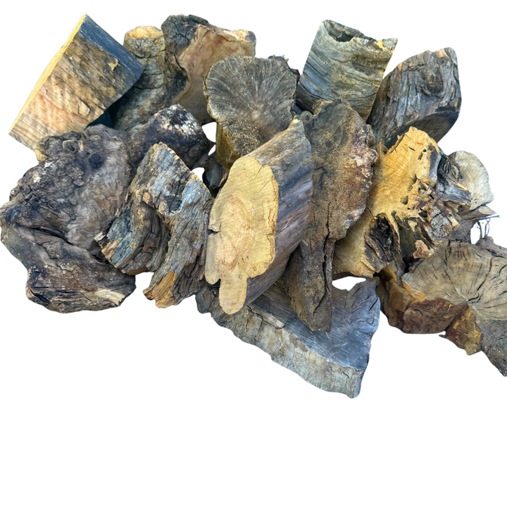 Seasoned Olive Wood Chunks for BBQ Grilling Smoking