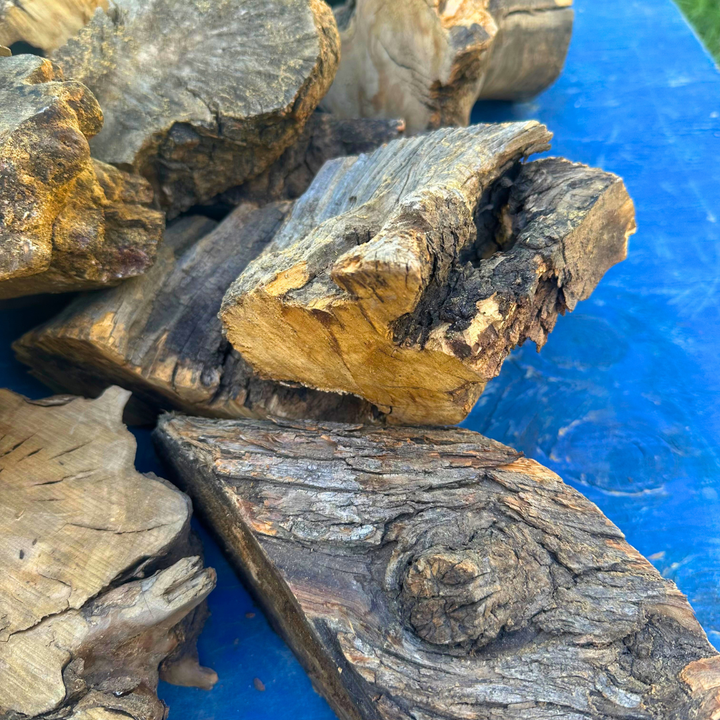 Seasoned Olive Wood Chunks for BBQ Grilling Smoking