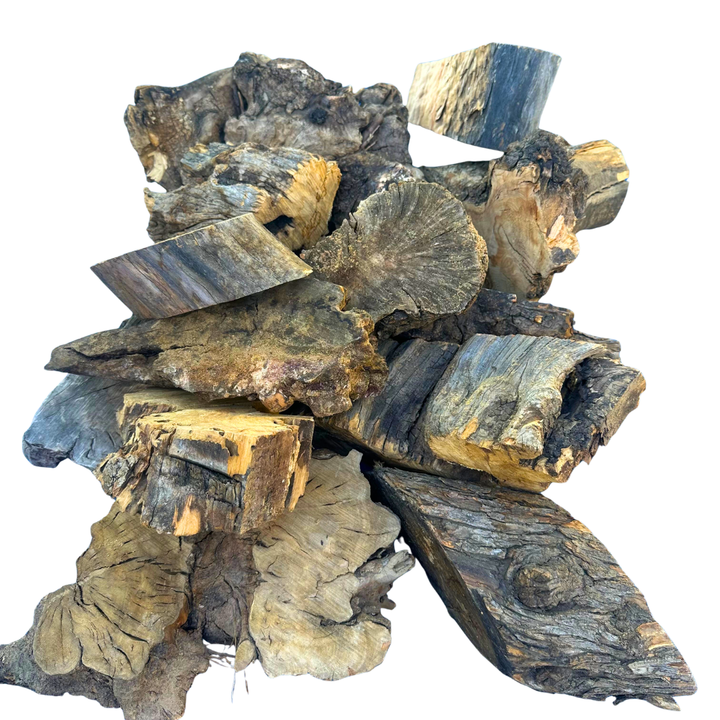 Seasoned Olive Wood Chunks for BBQ Grilling Smoking