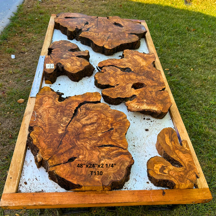 Olive Wood Pre Cut Kit 48"x24"x2 1/4" T130