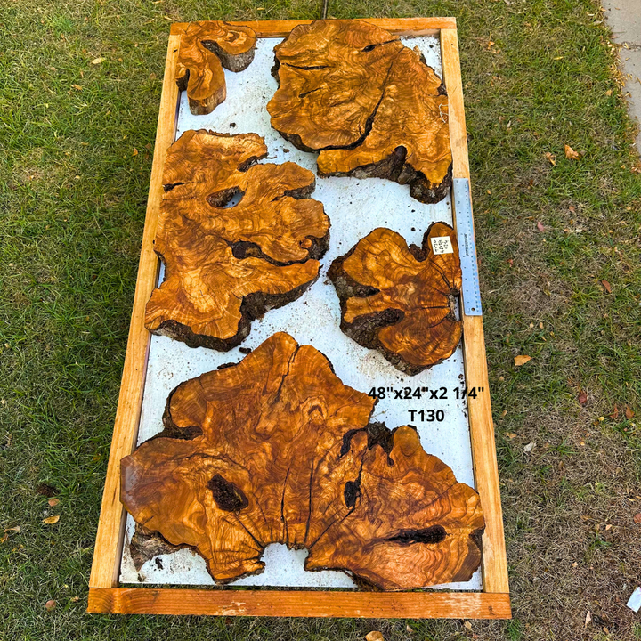 Olive Wood Pre Cut Kit 48"x24"x2 1/4" T130