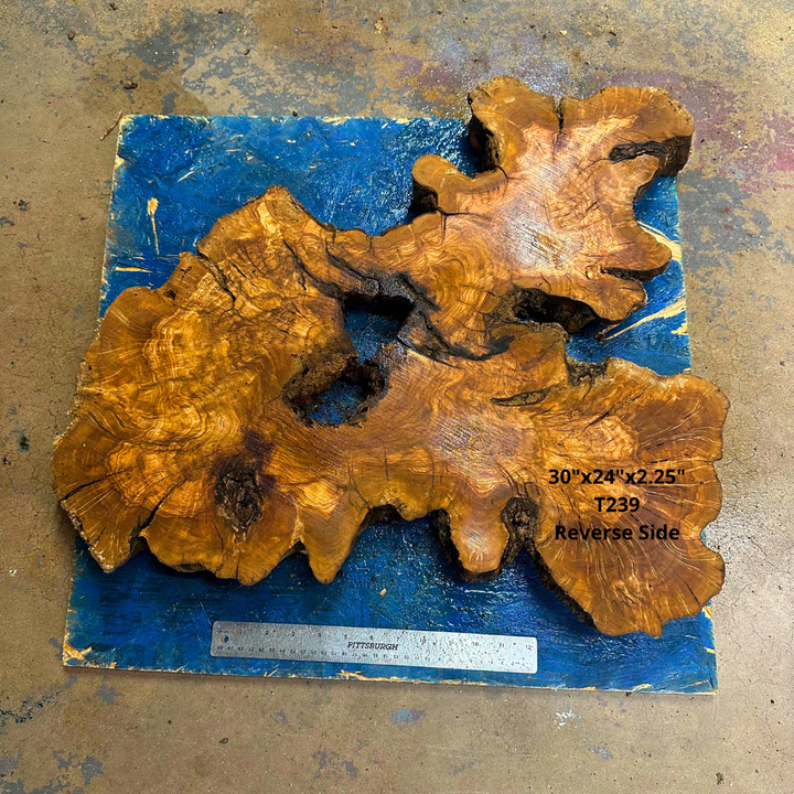 Olive Wood Cookie 30"x24"x2.25" T250