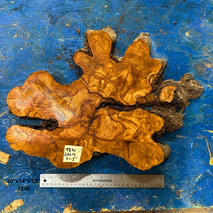Olive Wood Cookie 20"x14"x1.5" T245