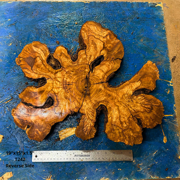 Olive Wood Cookie 19"x15"x1.5" T242