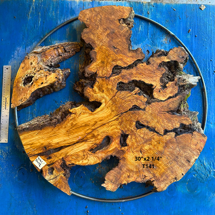 Live Olive Wood Pre Cut Kit for 30"x2 1/4" Table T142