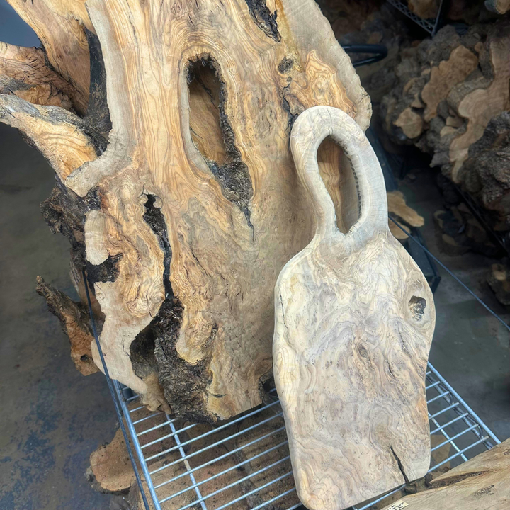 Live Edge Olive Wood Slab 22"x12"x1 1/4" T238