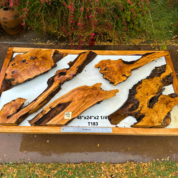 Olive Wood Pre Cut Kit 48"x24"x2 1/4" T183