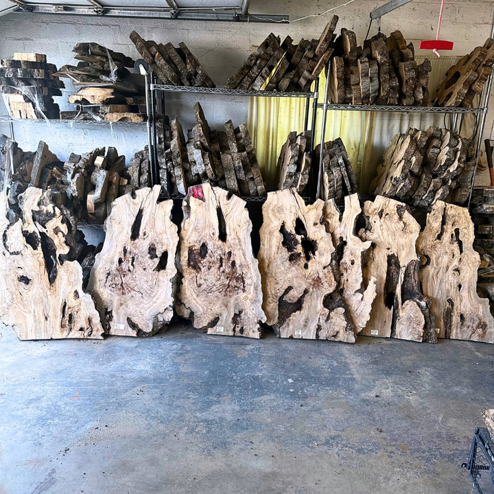 Large Unfinished Olive Wood Slab 42"x27"x2 1/4" T257