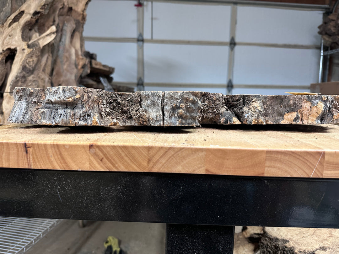 Live Edge Olive Wood Cookie 32"x27"x1.875" - Slab for Resin & River Tables
