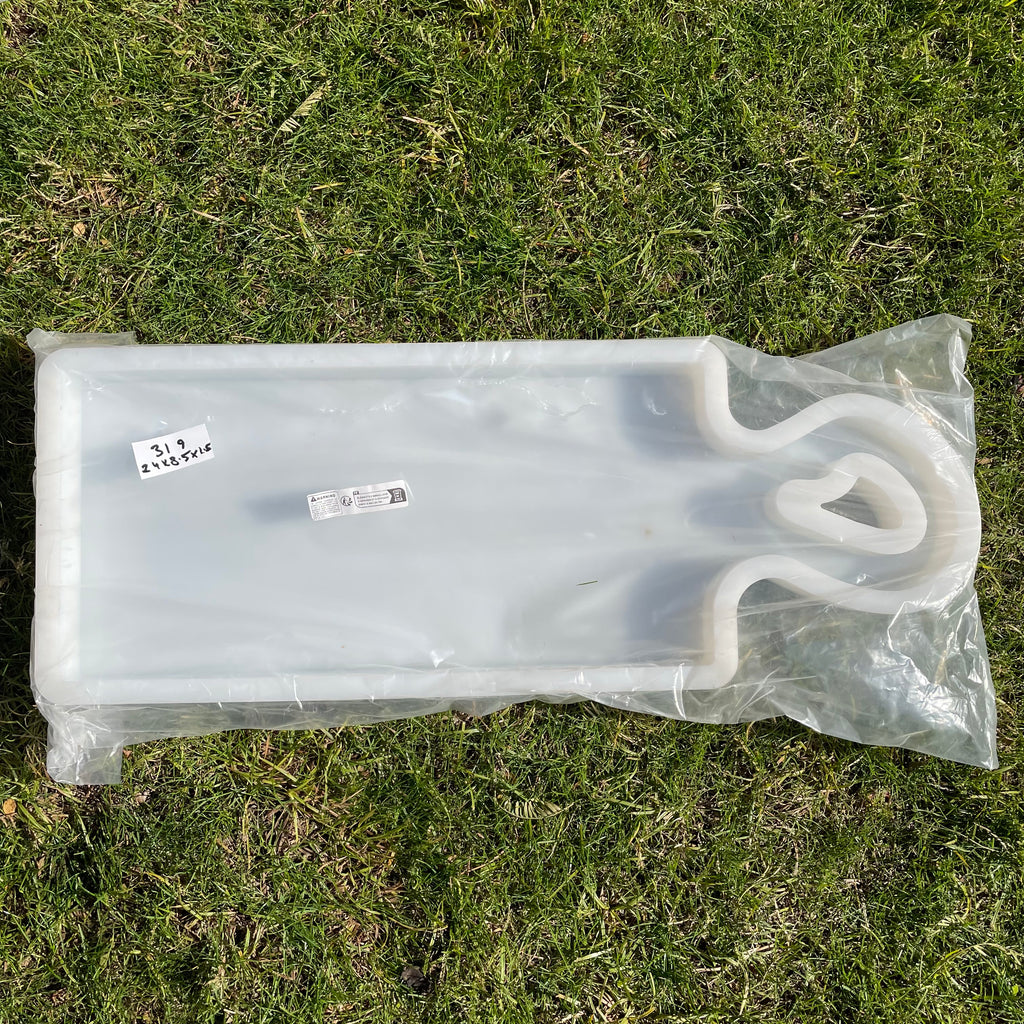 Rectangular Olive Wood Kits with Mold for Live Edge Resin Projects