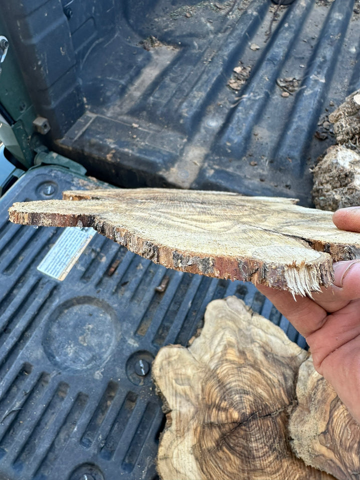 Wafer Thin Olive Wood Cookies