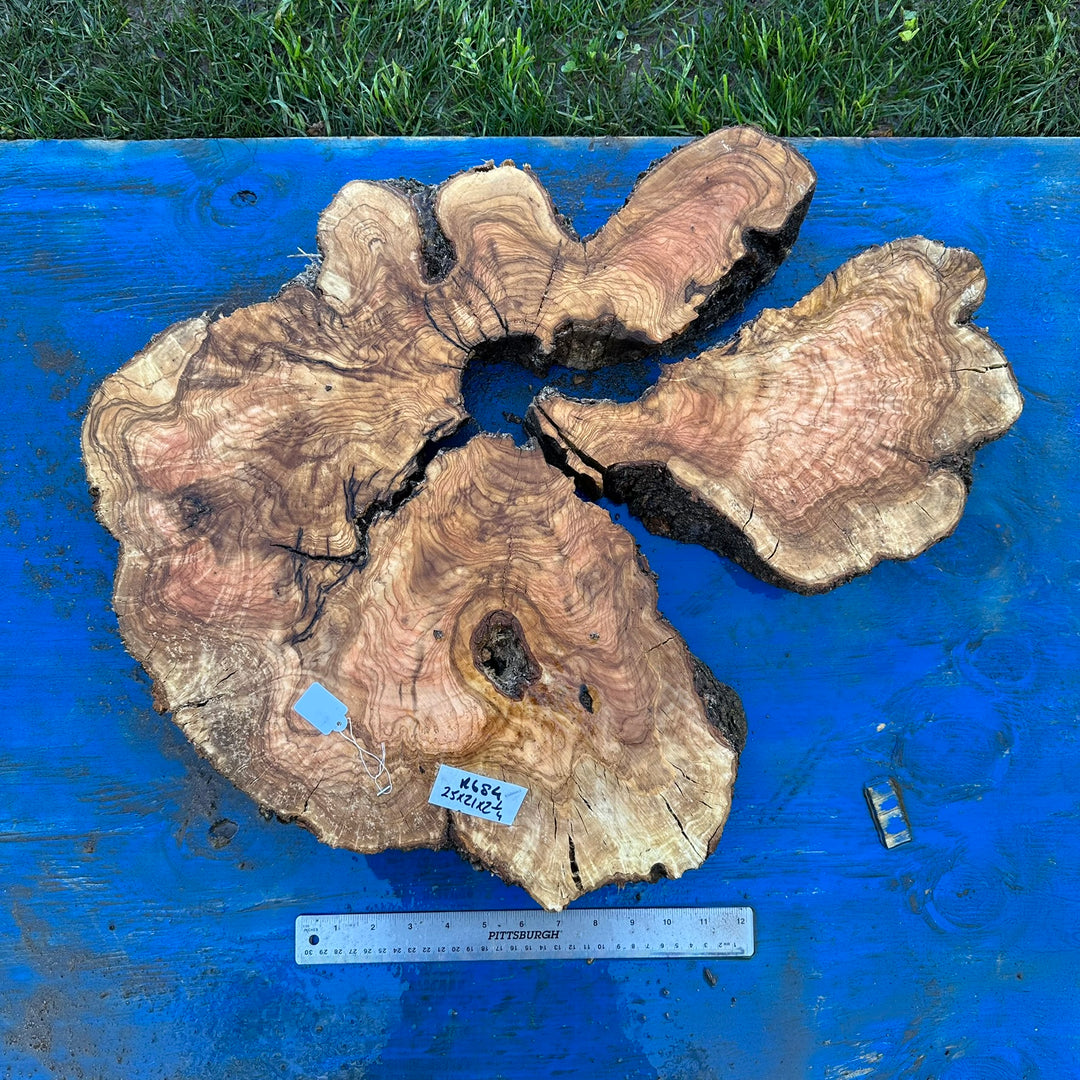 Olive Wood Cookies 25"x21"x2.25" R684